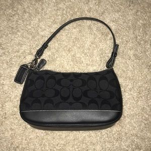 Coach mini handbag black